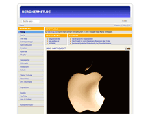 Tablet Screenshot of bergnernet.de